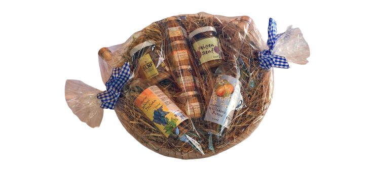 Puntzelhof - Delikatessen Geschenkkorb Größe M