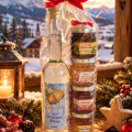 Puntzelhof - Hausgemachte Fruchtaufstrich Rolle und Hausgemachter Weihnachts Likör in der hübschen Geschenk Packung