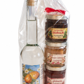 Puntzelhof - Hausgemachte Fruchtaufstrich Rolle und Hausgemachter Weihnachts Likör in der hübschen Geschenk Packung