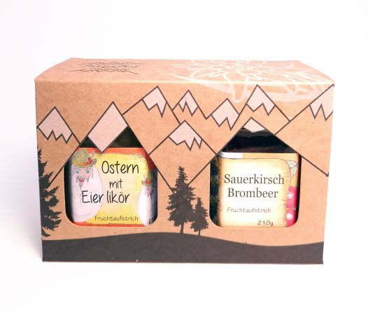 Puntzelhof - Ostern Genuss Box mitFruchtaufstrichen